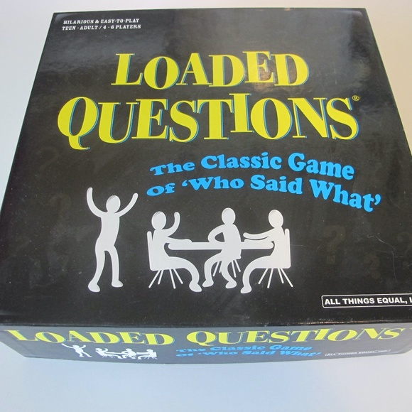 All things equal Other - NEW Loaded Questions Funny Game for Teens & Adults 4-6 Players